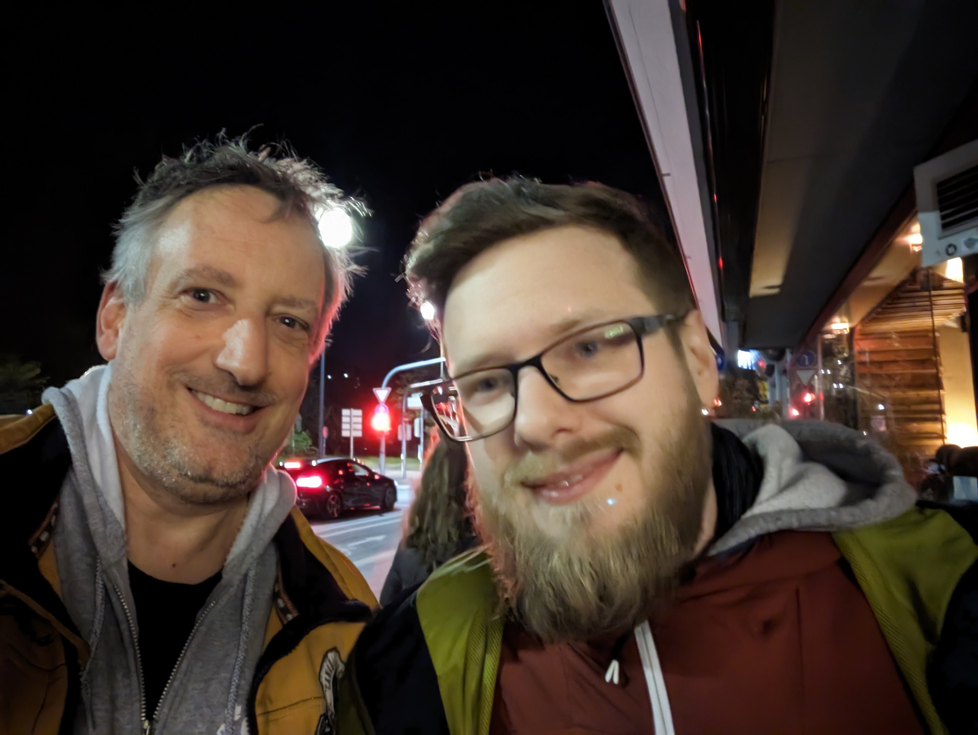 Frank und Pascal auf einem Selfie