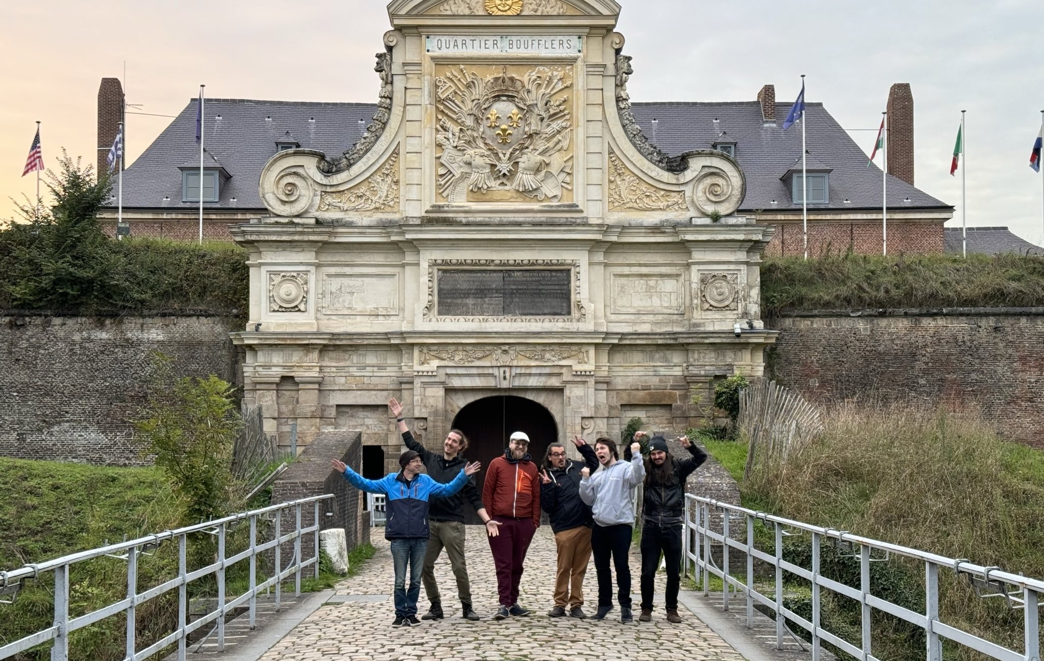 Die erdfisch Truppe in Lille