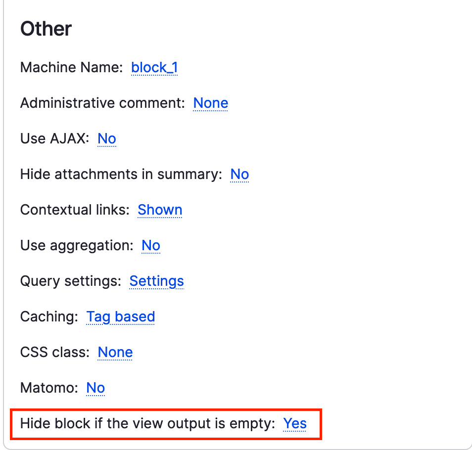 The Option in the view
