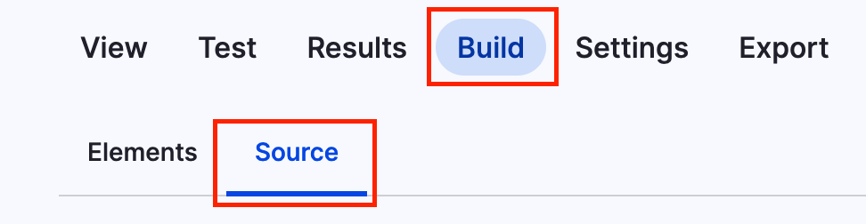 Screenshot of the menu to add code to webform