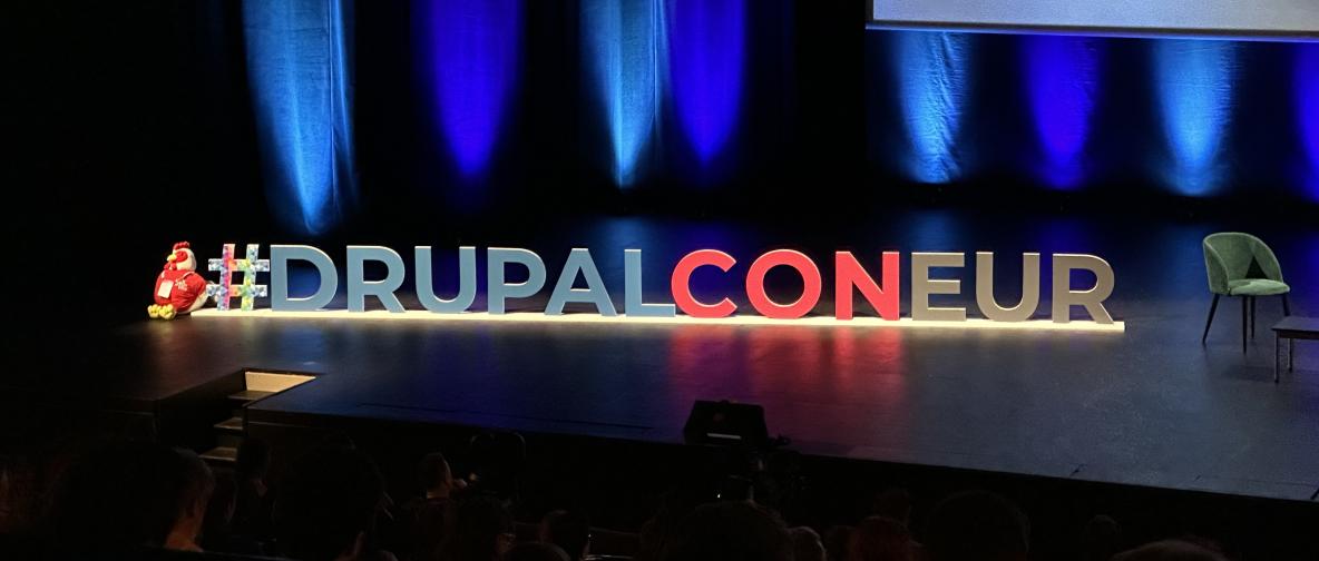 DrupalCon Lille Schriftzug