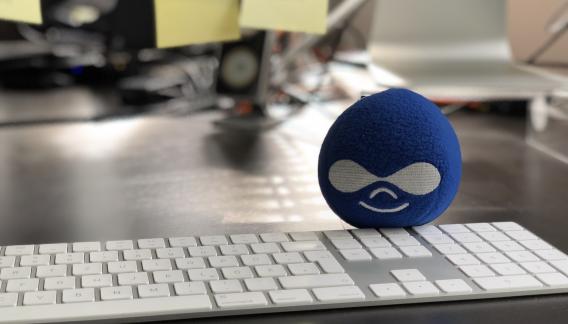 Druplicon auf Schreibtisch