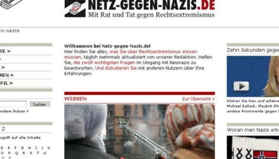 Screenshot Netz gegen Nazis