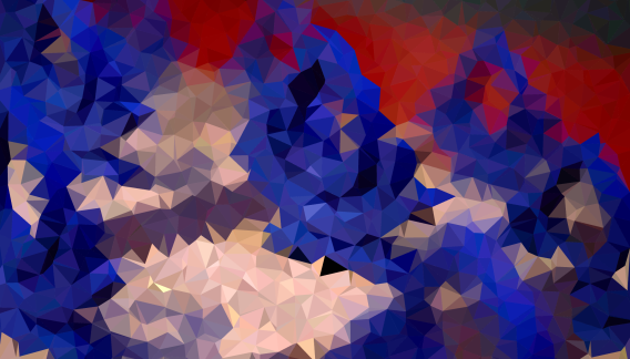 Mehrere Splash Awards stark in den low poly Stil umgewandelt