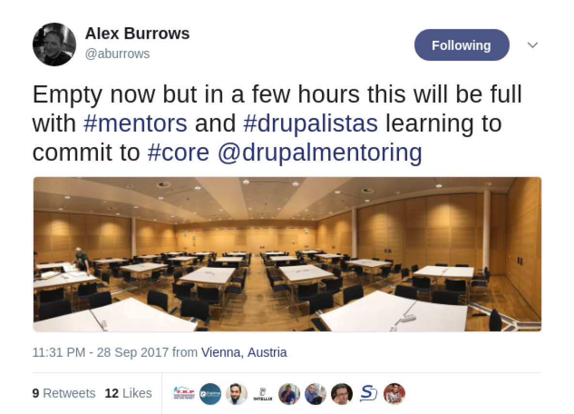 Alex Burrows - Tweet - Empty sprintroom