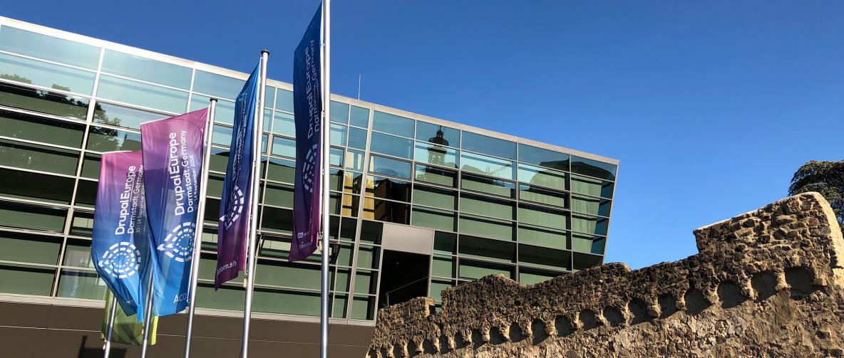 Flaggen auf der Drupal Europe 2018