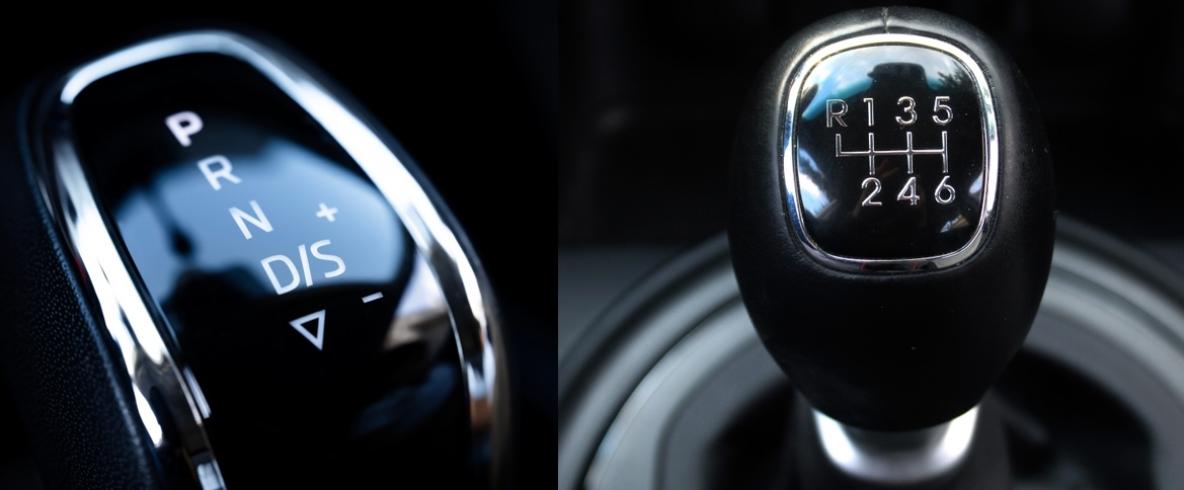 Automatik- und manueller Gangschalthebel