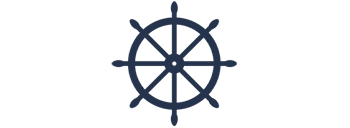 Steuerrad als Symbol für erdfisch Leistungen rund um Drupal