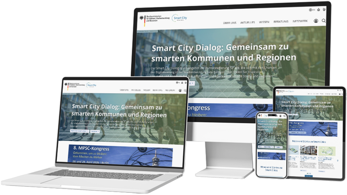 Drupal-Design Beispiel: DLR Smart City Dialog