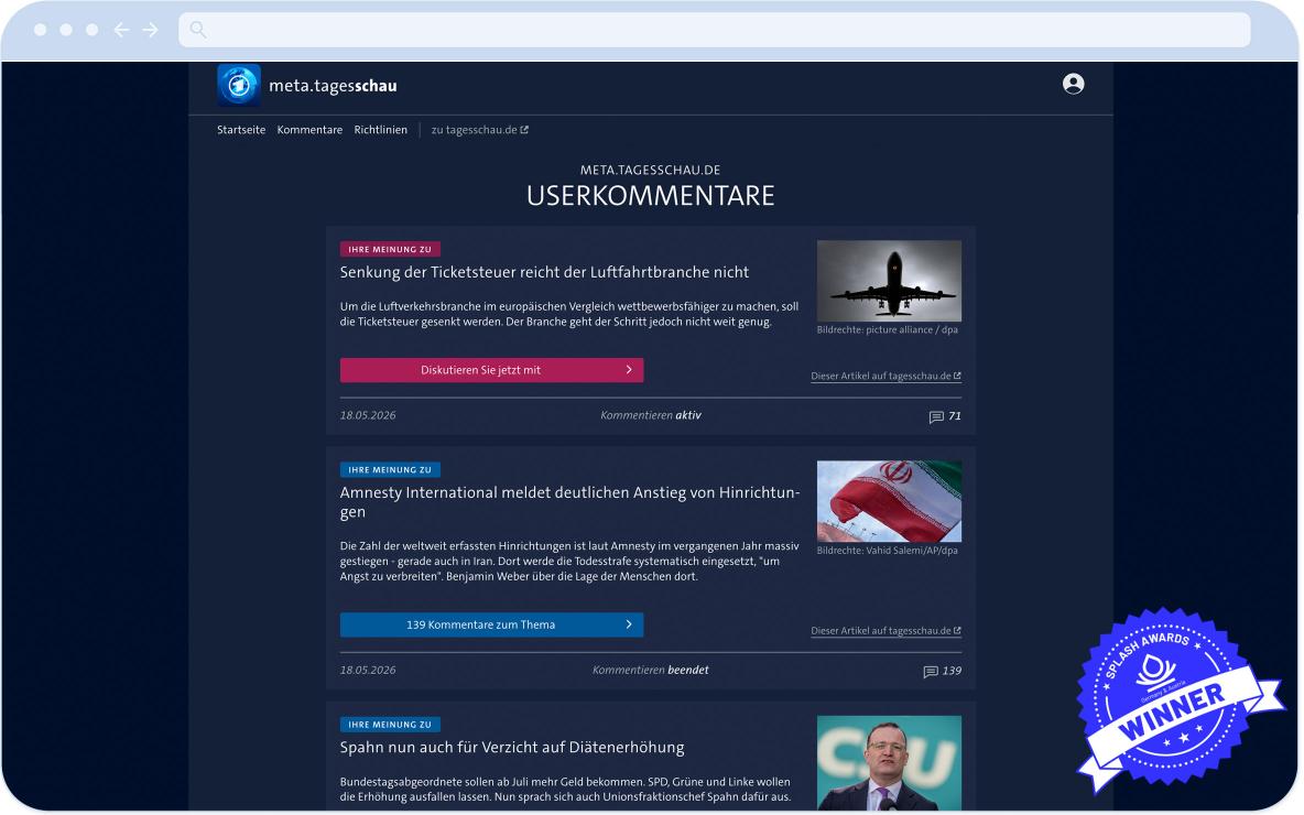 Referenz Meta Tagesschau Hero Bild