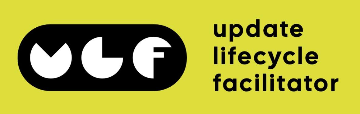 ULF - Update Lifecycle Facilitator - Logo auf Neongelb
