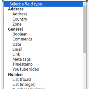 Pre 10.2 Field Type Auswahl